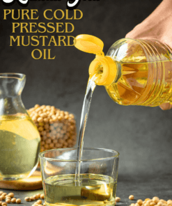 Experience the rich aroma, authentic taste, and unmatched purity of Kathait Gold Pure Cold Pressed Black Mustard Oil